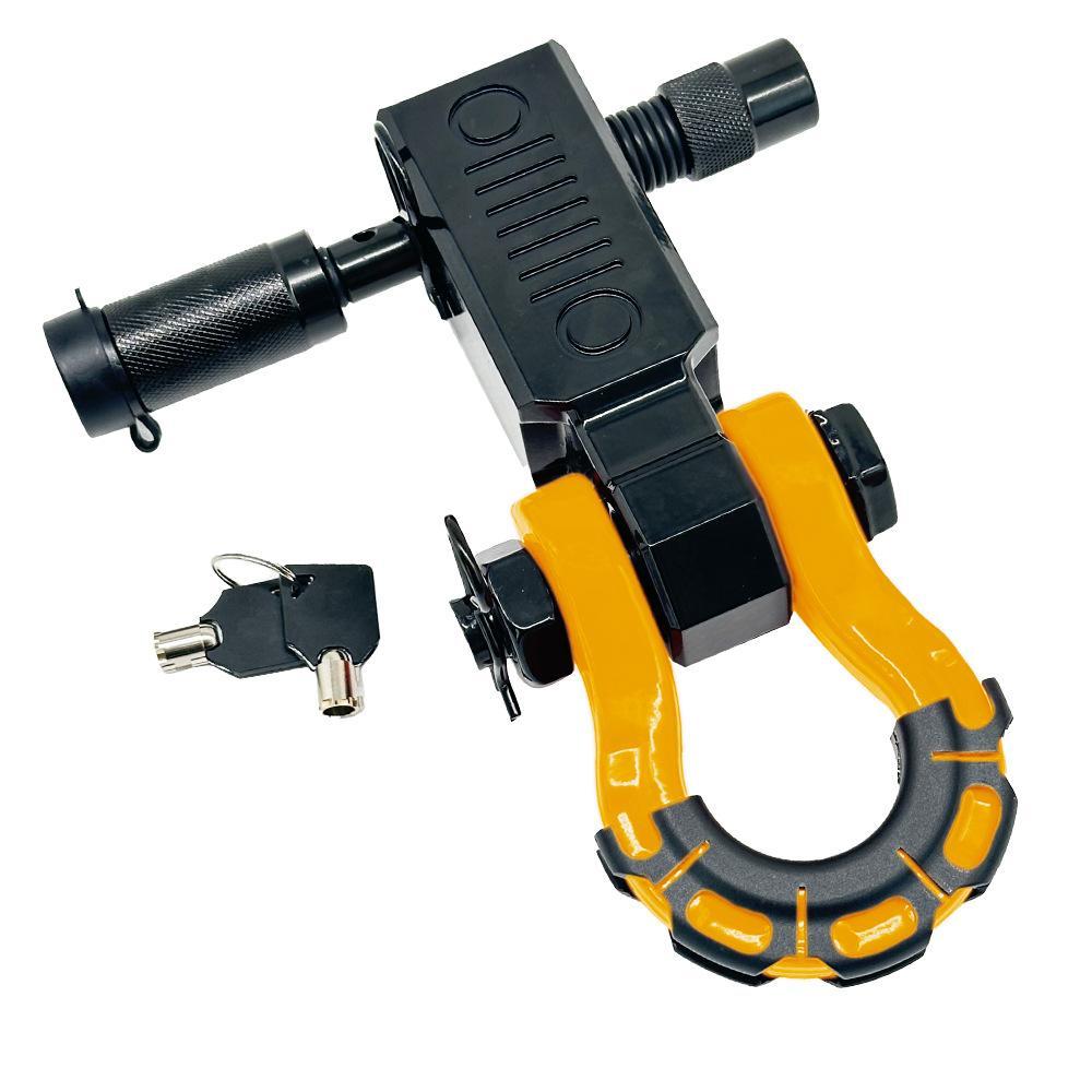 Aluminum alloy trailer arm reinforced shackle