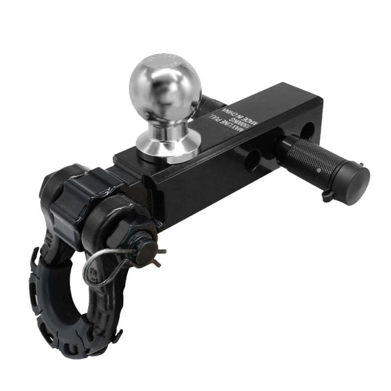 special-shaped three-hole trailer arm with ball 